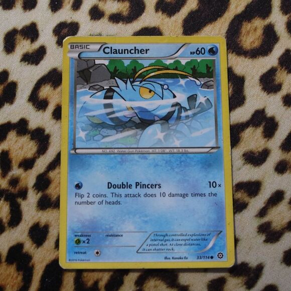 Clauncher 33/114 Pokemon Card - Picture 1 of 1